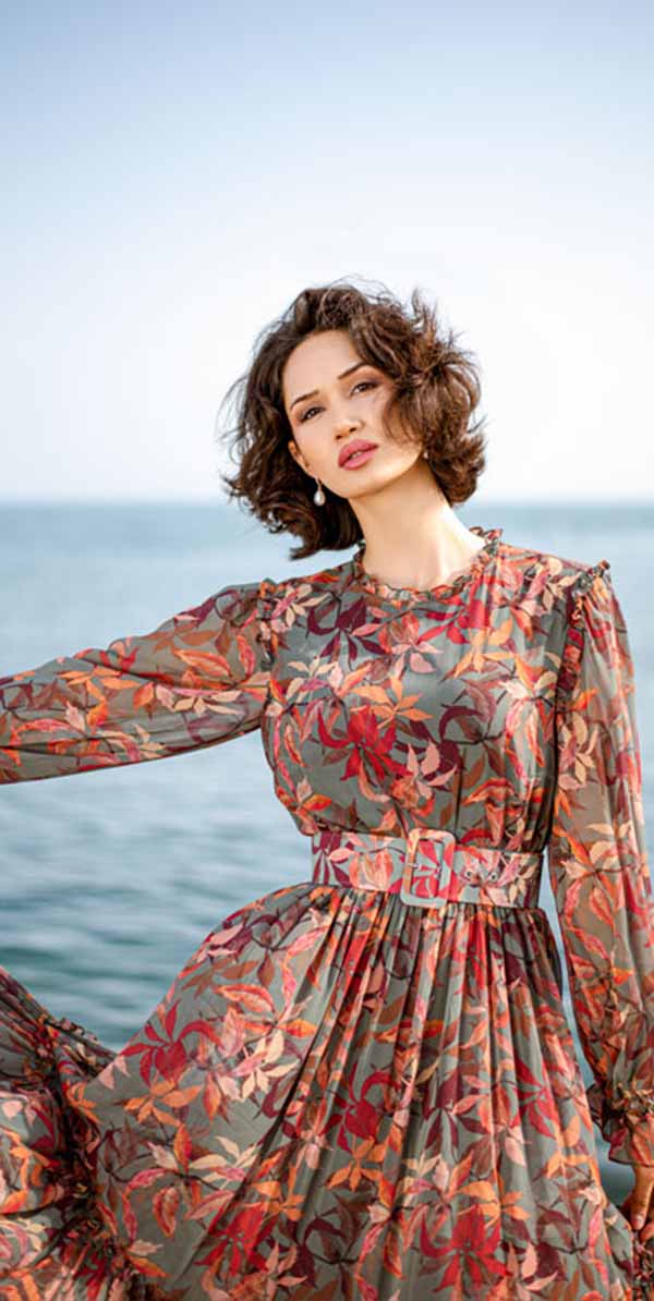 Alexandrite Skirt and Top Set