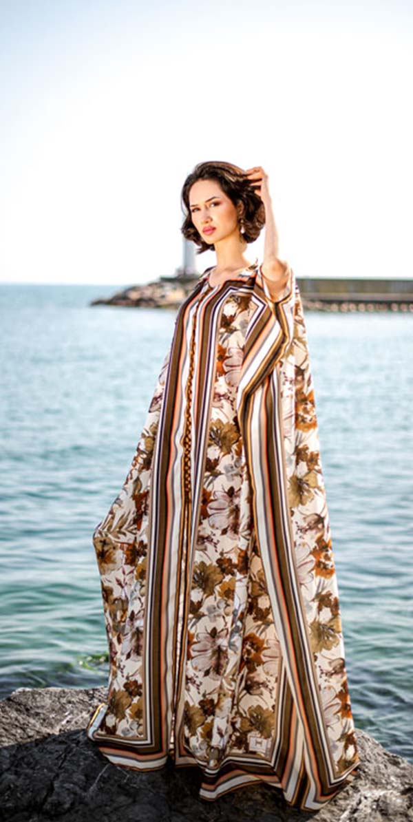 Chocolate Cosmos Kimono