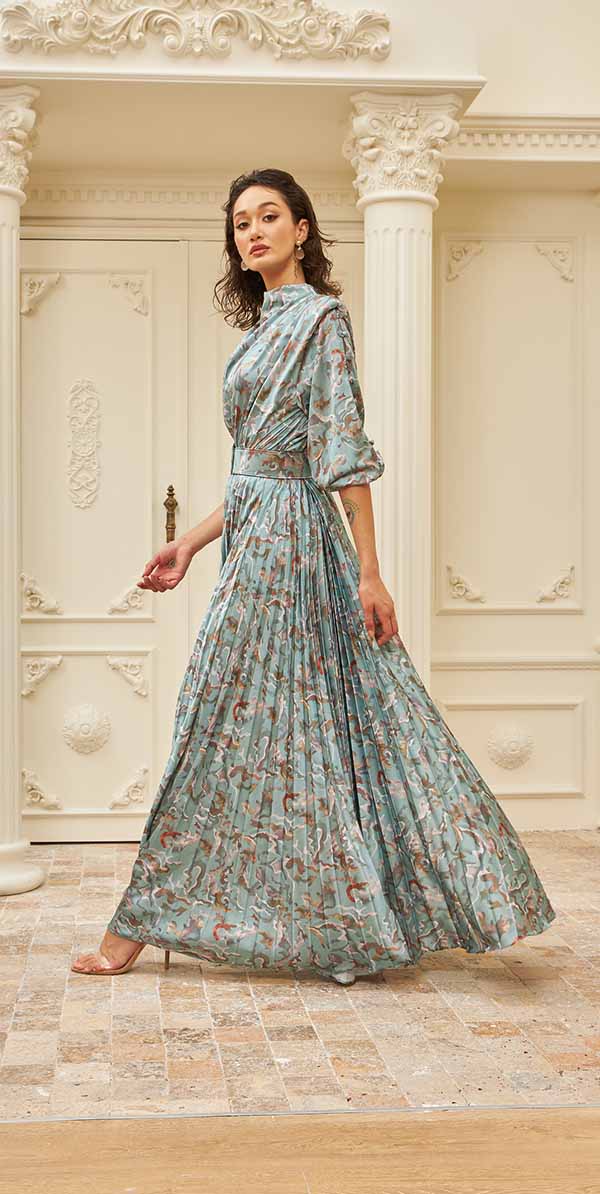 Elysia Top and Pleated Skirt