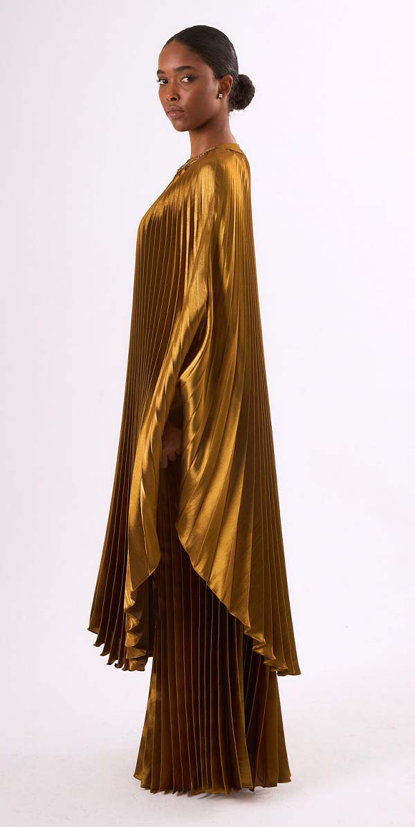 Majesty Pleated Kaftan and Trouser